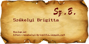 Székelyi Brigitta névjegykártya