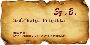 Székelyi Brigitta névjegykártya