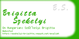 brigitta szekelyi business card